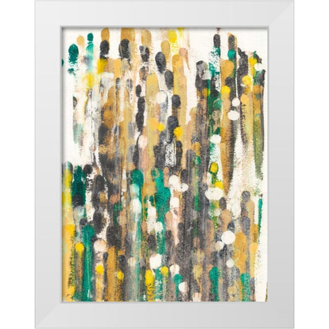 Meet Up I White Modern Wood Framed Art Print by Fuchs, Jodi
