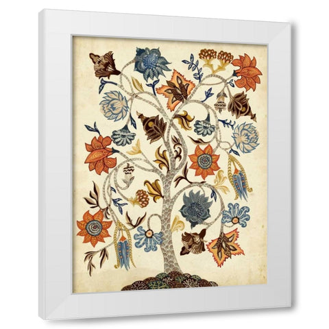 Vintage Tree of Life White Modern Wood Framed Art Print by McCavitt, Naomi