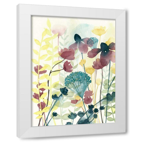 Garden Lace I White Modern Wood Framed Art Print by Popp, Grace