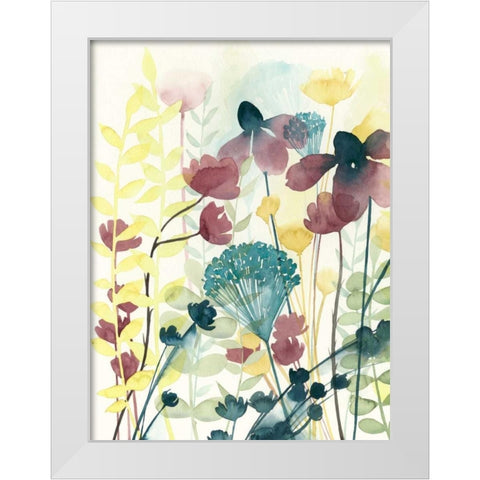 Garden Lace I White Modern Wood Framed Art Print by Popp, Grace