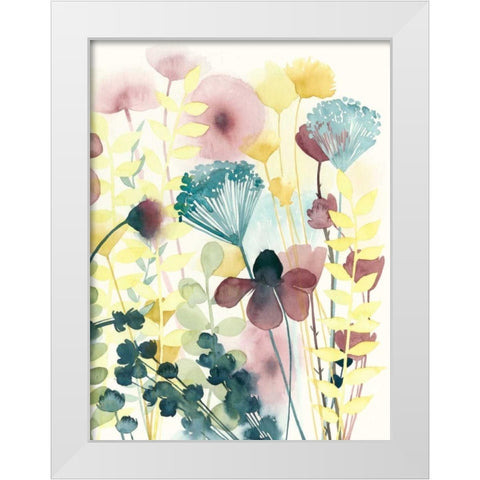 Garden Lace II White Modern Wood Framed Art Print by Popp, Grace
