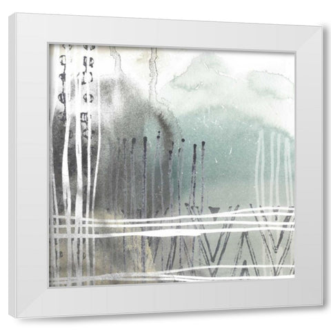 Blue Ridge I White Modern Wood Framed Art Print by Vess, June Erica