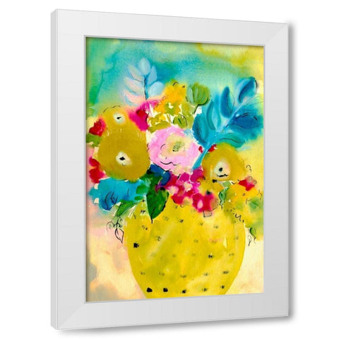 Bright Arrangement IV White Modern Wood Framed Art Print by Minasian, Julia