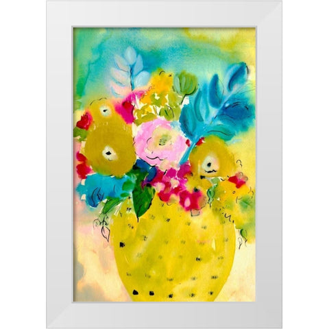 Bright Arrangement IV White Modern Wood Framed Art Print by Minasian, Julia