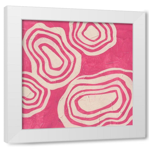 Bright Mineral II White Modern Wood Framed Art Print by Vess, June Erica
