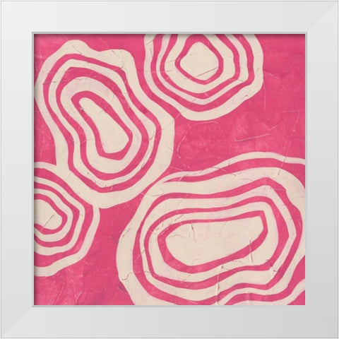 Bright Mineral II White Modern Wood Framed Art Print by Vess, June Erica