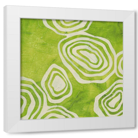 Bright Mineral III White Modern Wood Framed Art Print by Vess, June Erica