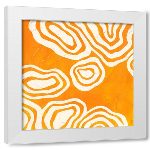 Bright Mineral IV White Modern Wood Framed Art Print by Vess, June Erica