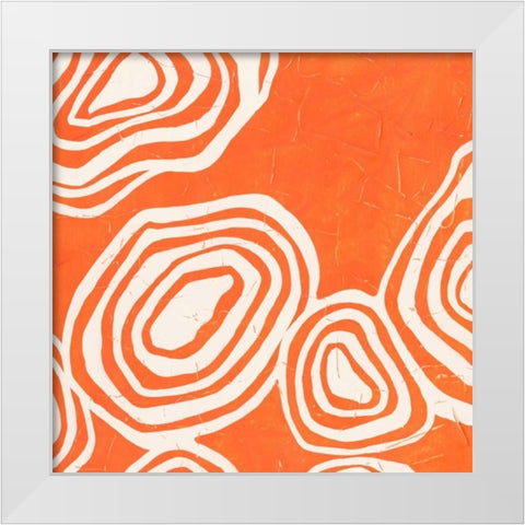 Bright Mineral VI White Modern Wood Framed Art Print by Vess, June Erica