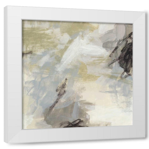 Abstract Vista I White Modern Wood Framed Art Print by Vess, June Erica