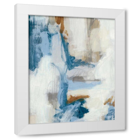 Intermittent I White Modern Wood Framed Art Print by Vess, June Erica