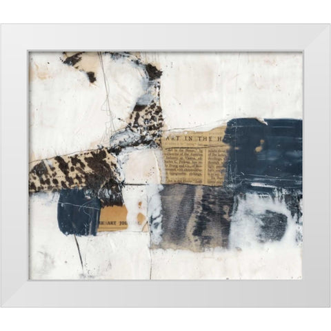 Art House I White Modern Wood Framed Art Print by Goldberger, Jennifer