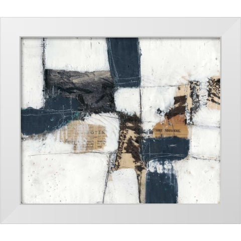 Art House II White Modern Wood Framed Art Print by Goldberger, Jennifer