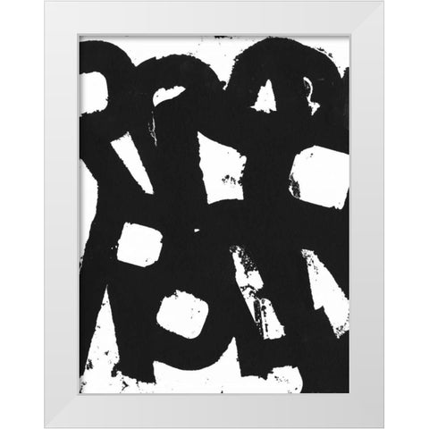 Rock N Roll I White Modern Wood Framed Art Print by Fuchs, Jodi