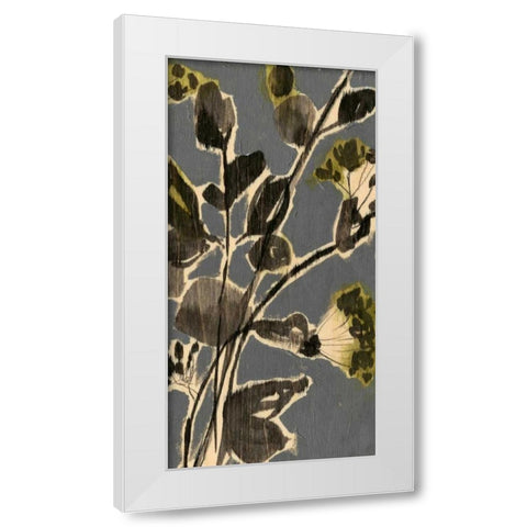 A Touch of Olive II White Modern Wood Framed Art Print by Goldberger, Jennifer