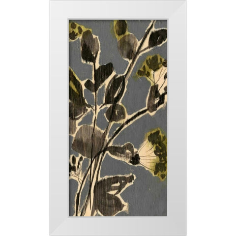 A Touch of Olive II White Modern Wood Framed Art Print by Goldberger, Jennifer