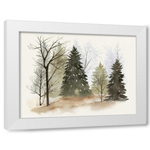 In the Mist II White Modern Wood Framed Art Print by Popp, Grace