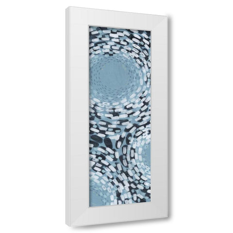 Whirlpool II White Modern Wood Framed Art Print by Popp, Grace