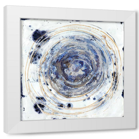 Whorl II White Modern Wood Framed Art Print by Ludwig, Alicia