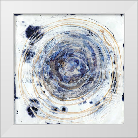 Whorl II White Modern Wood Framed Art Print by Ludwig, Alicia