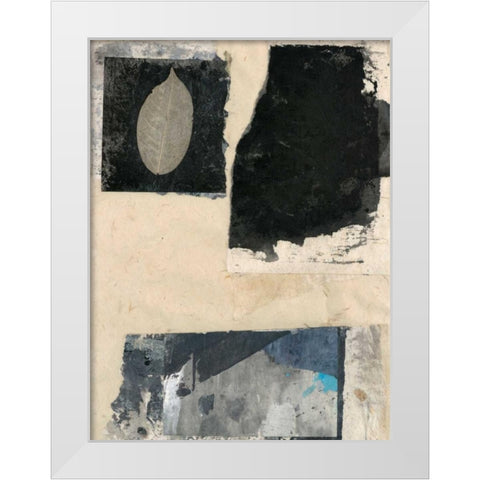 Modern Leaf I White Modern Wood Framed Art Print by Ray, Elena