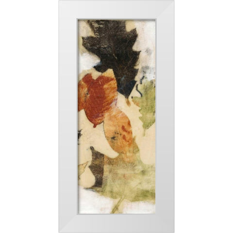 Leaf Dance IV White Modern Wood Framed Art Print by Goldberger, Jennifer