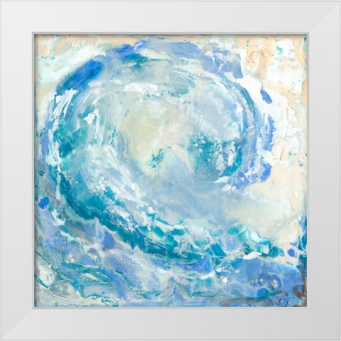 Waikiki I White Modern Wood Framed Art Print by Ludwig, Alicia