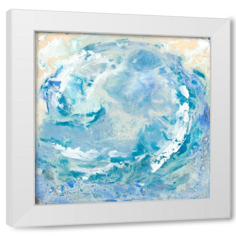 Waikiki II White Modern Wood Framed Art Print by Ludwig, Alicia