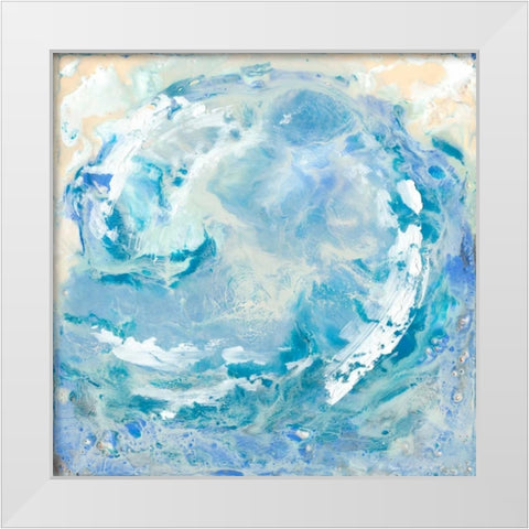 Waikiki II White Modern Wood Framed Art Print by Ludwig, Alicia