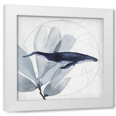 Love of the Sea I White Modern Wood Framed Art Print by Popp, Grace