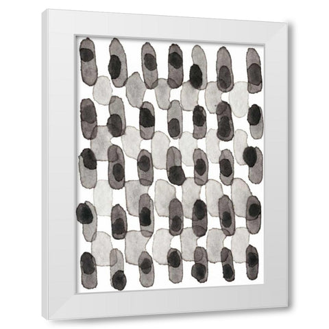 Grey Slate I White Modern Wood Framed Art Print by Galapon, Nikki