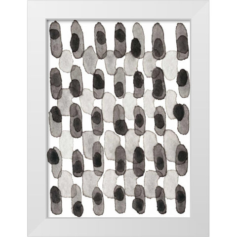 Grey Slate I White Modern Wood Framed Art Print by Galapon, Nikki
