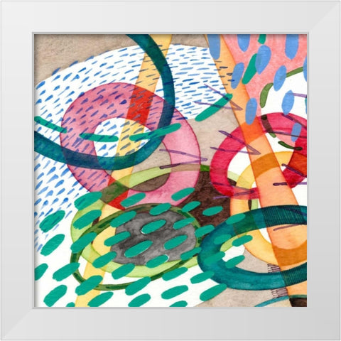 Stratosphere I White Modern Wood Framed Art Print by Galapon, Nikki