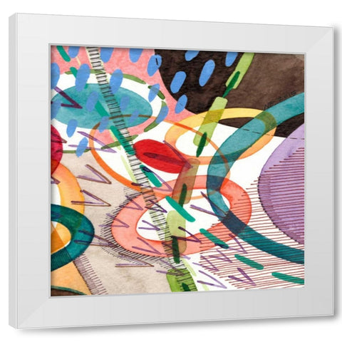 Stratosphere II White Modern Wood Framed Art Print by Galapon, Nikki