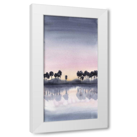 Bayside Sunset II White Modern Wood Framed Art Print by Popp, Grace