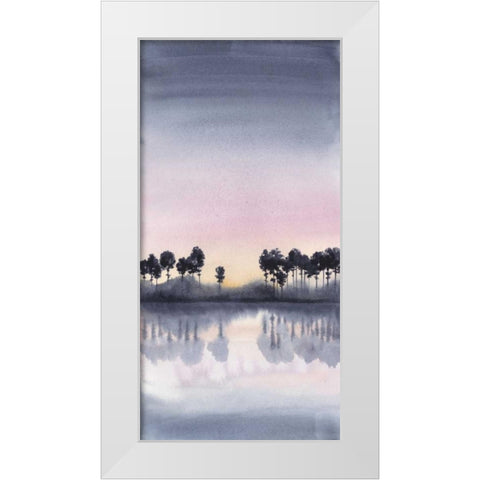 Bayside Sunset II White Modern Wood Framed Art Print by Popp, Grace