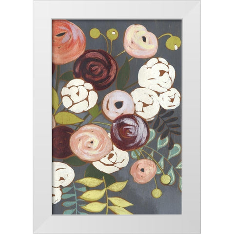 Custom Wistful Bouquet I (ASH) White Modern Wood Framed Art Print by Popp, Grace