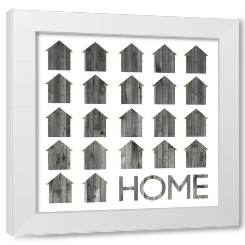 Simply Family I (ASH) White Modern Wood Framed Art Print by Popp, Grace