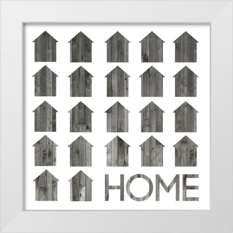 Simply Family I (ASH) White Modern Wood Framed Art Print by Popp, Grace