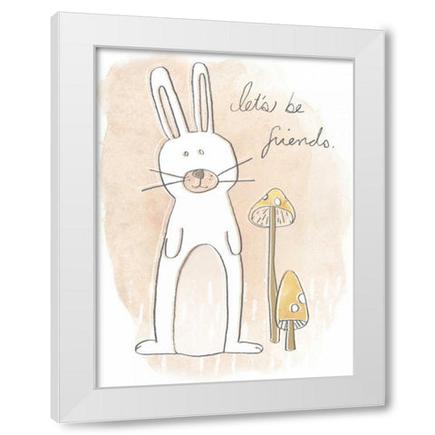 Woodland Whimsy I White Modern Wood Framed Art Print by Vess, June Erica