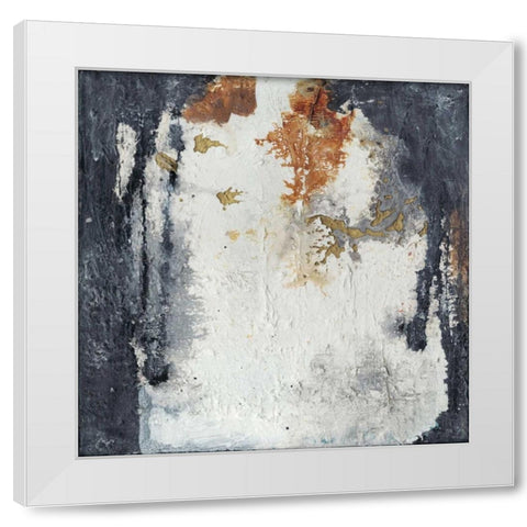 Oriental Garden I White Modern Wood Framed Art Print by Combs, Joyce