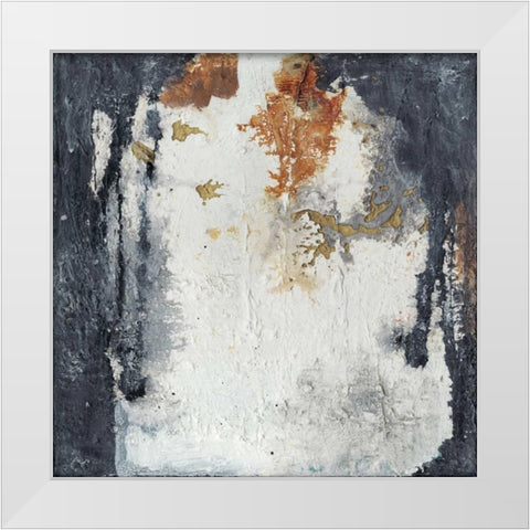 Oriental Garden I White Modern Wood Framed Art Print by Combs, Joyce