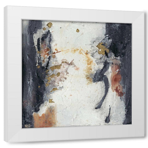 Oriental Garden II White Modern Wood Framed Art Print by Combs, Joyce