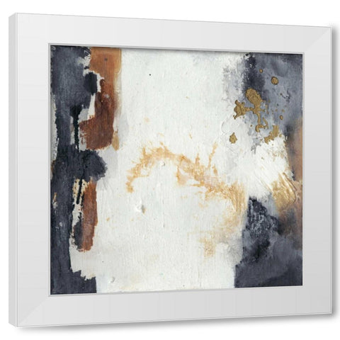 Oriental Garden III White Modern Wood Framed Art Print by Combs, Joyce