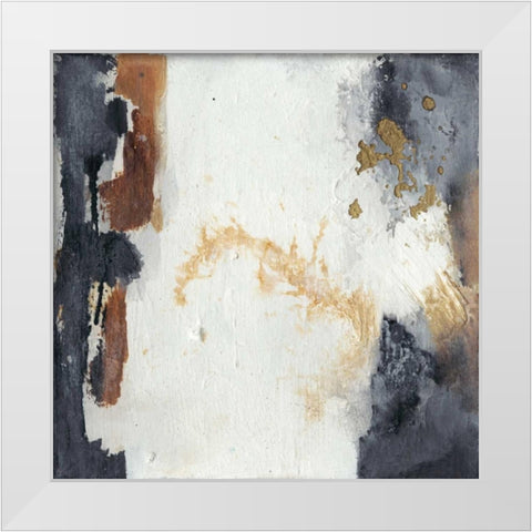Oriental Garden III White Modern Wood Framed Art Print by Combs, Joyce