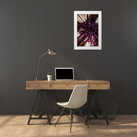 Passion Flower - Thailand White Modern Wood Framed Art Print by Factor, Beverly