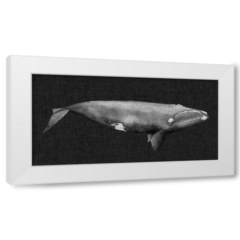 Inverted Whale II White Modern Wood Framed Art Print by Popp, Grace