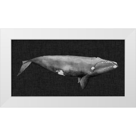 Inverted Whale II White Modern Wood Framed Art Print by Popp, Grace