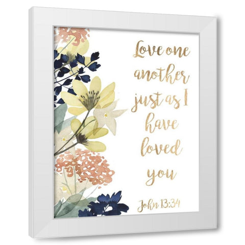 Divine Romance IV White Modern Wood Framed Art Print by Studio W