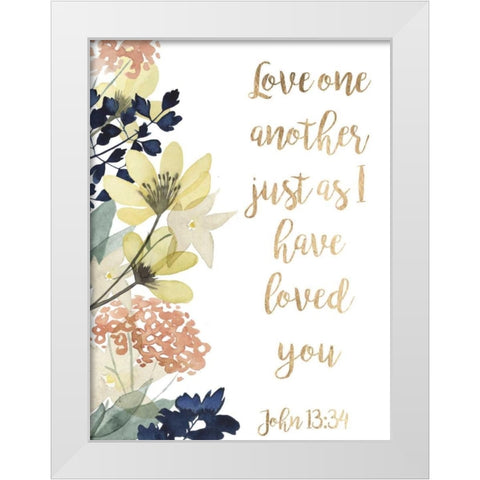 Divine Romance IV White Modern Wood Framed Art Print by Studio W